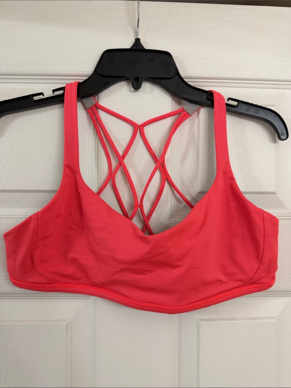 Lululemon Strappy Back Sports Bra - Coral Pink